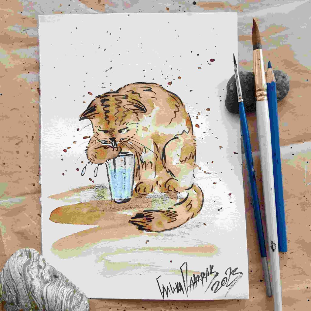 кофеграфия, кофейные рисунки, кофекот