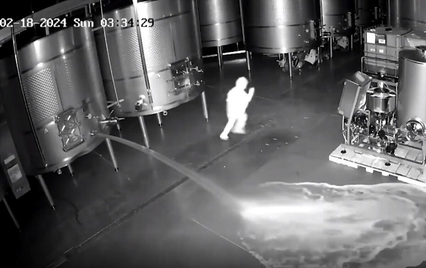 В Испании объявили в розыск мужчину, разлившего 60 тысяч литров вина 