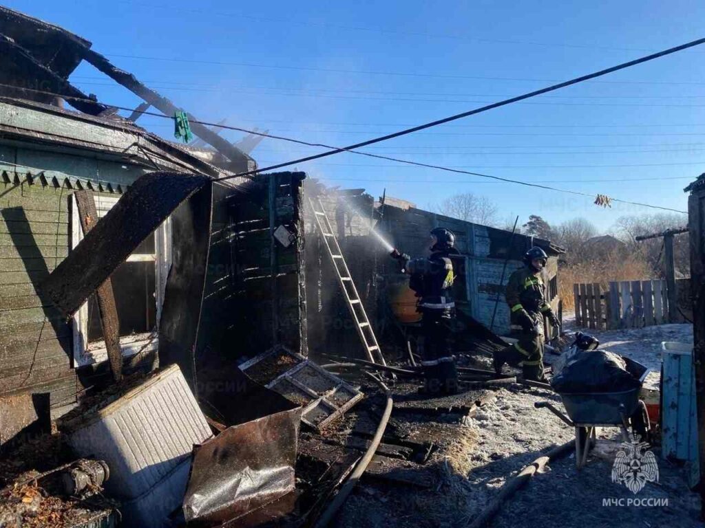 Пожар в Свободном