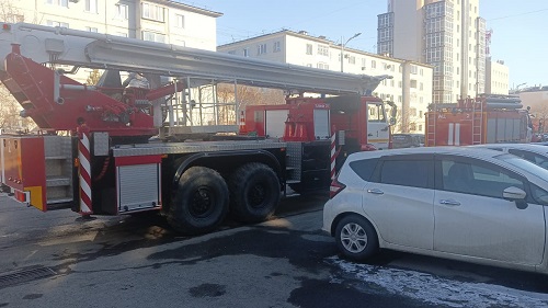 Очевидцы: у общежития БГПУ заметили десять пожарных машин и кареты скорой помощи