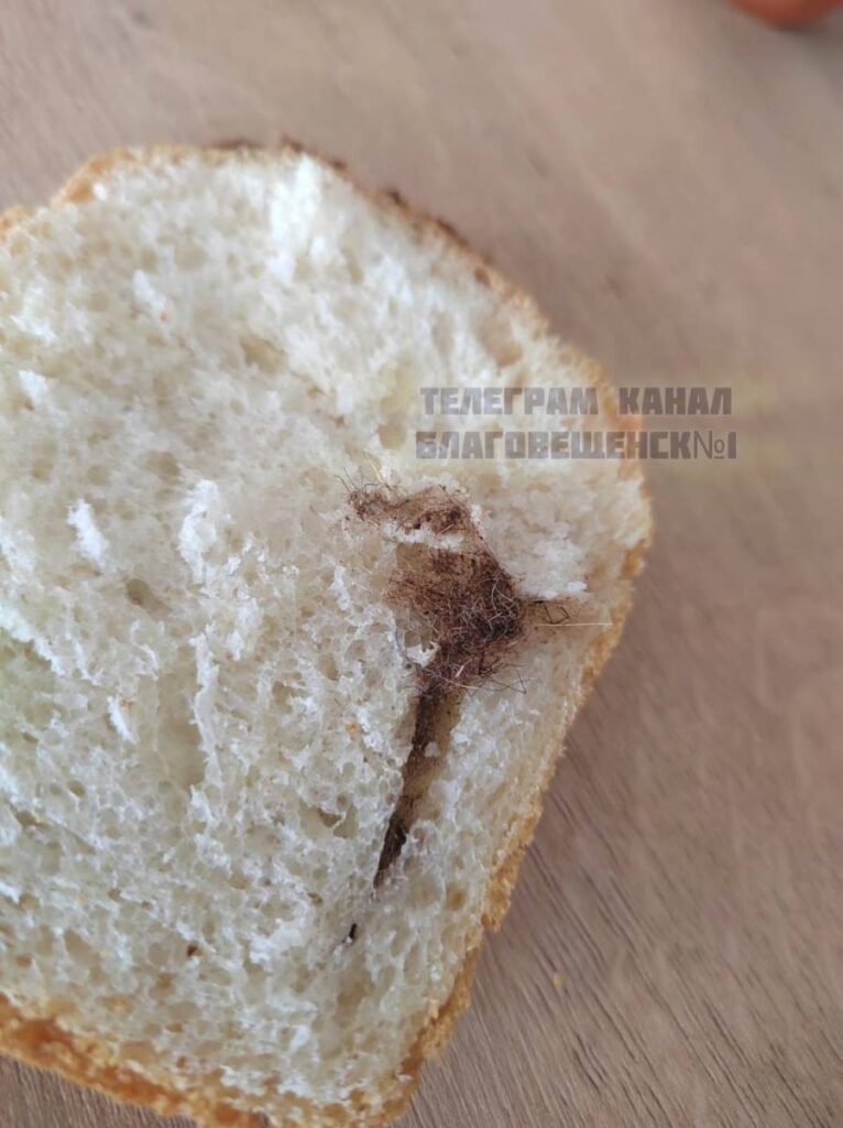 Благовещенцам продали хлеб с непонятным содержимым