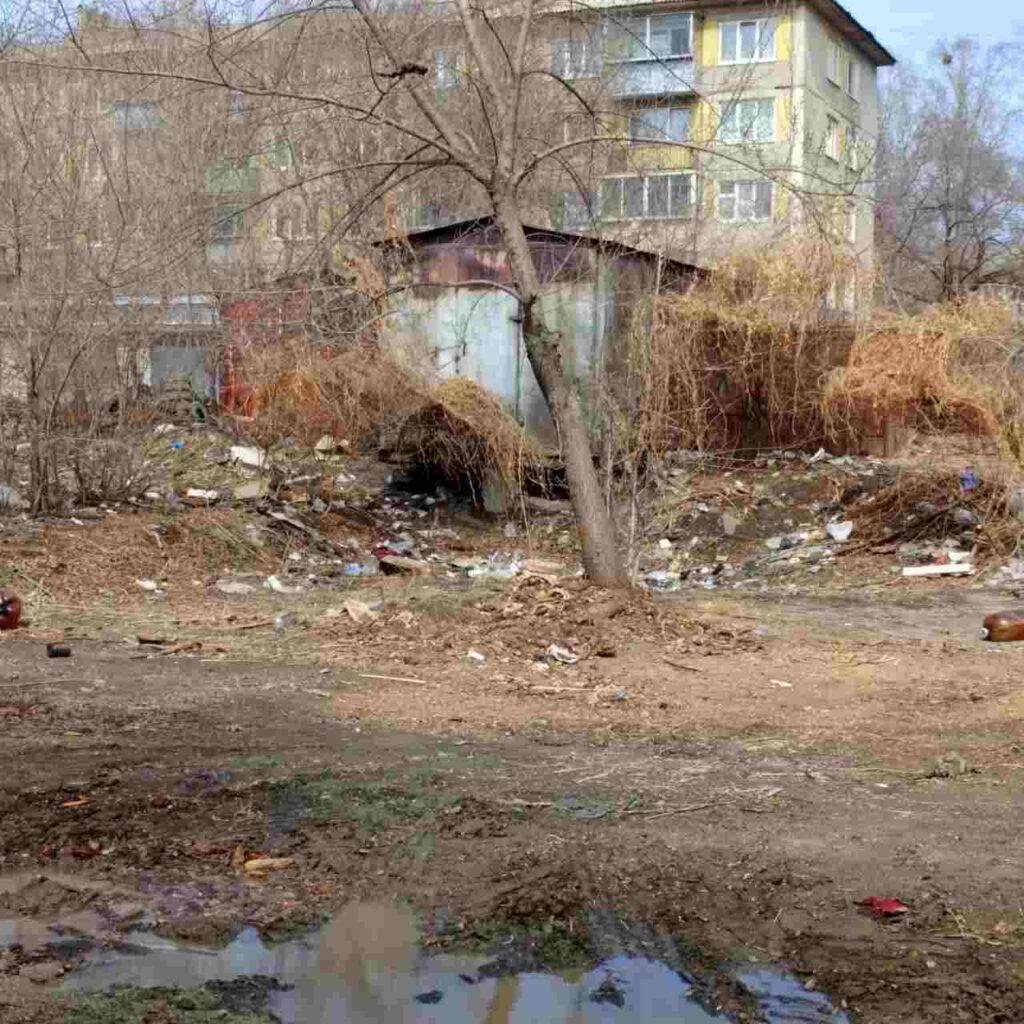 «Дети ходят по этой помойке»: одна из улиц Благовещенска превращается в свалку