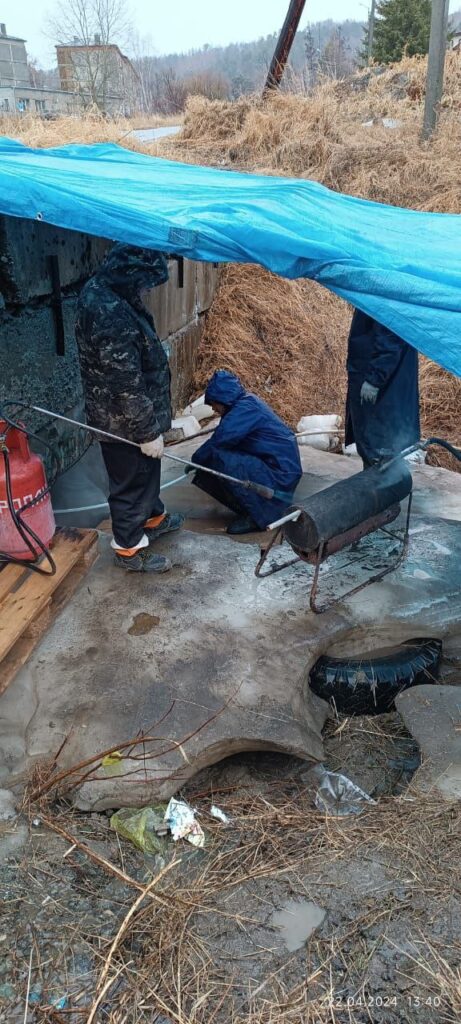 Ушла под воду с головой