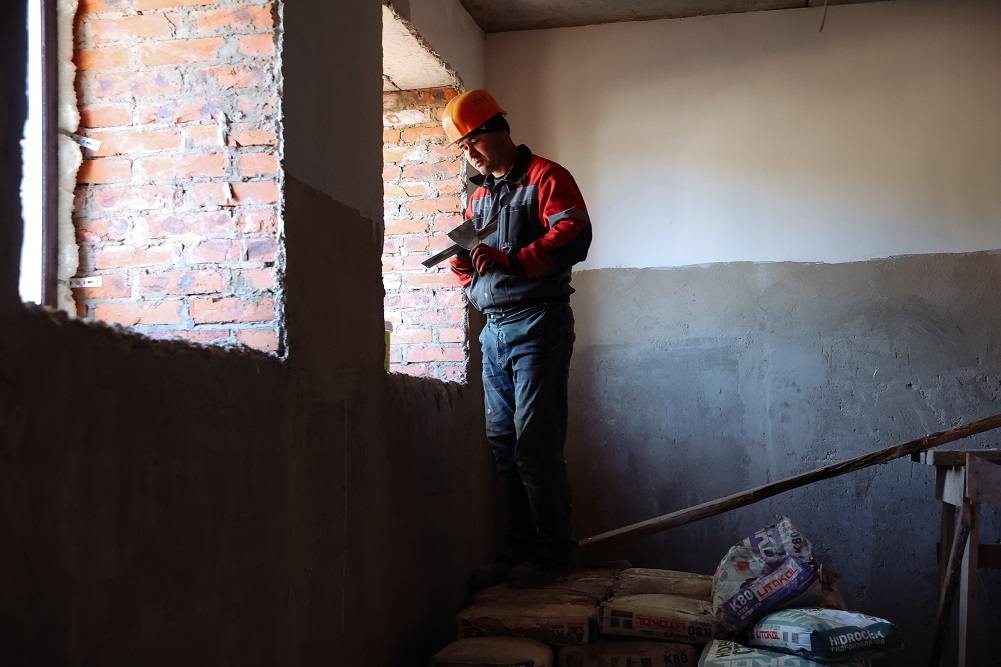 строительство бани, Екатеринославка