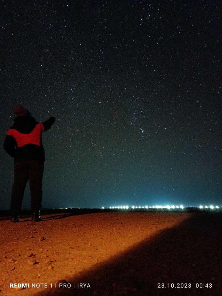 звездное небо, тротуарные наблюдения
