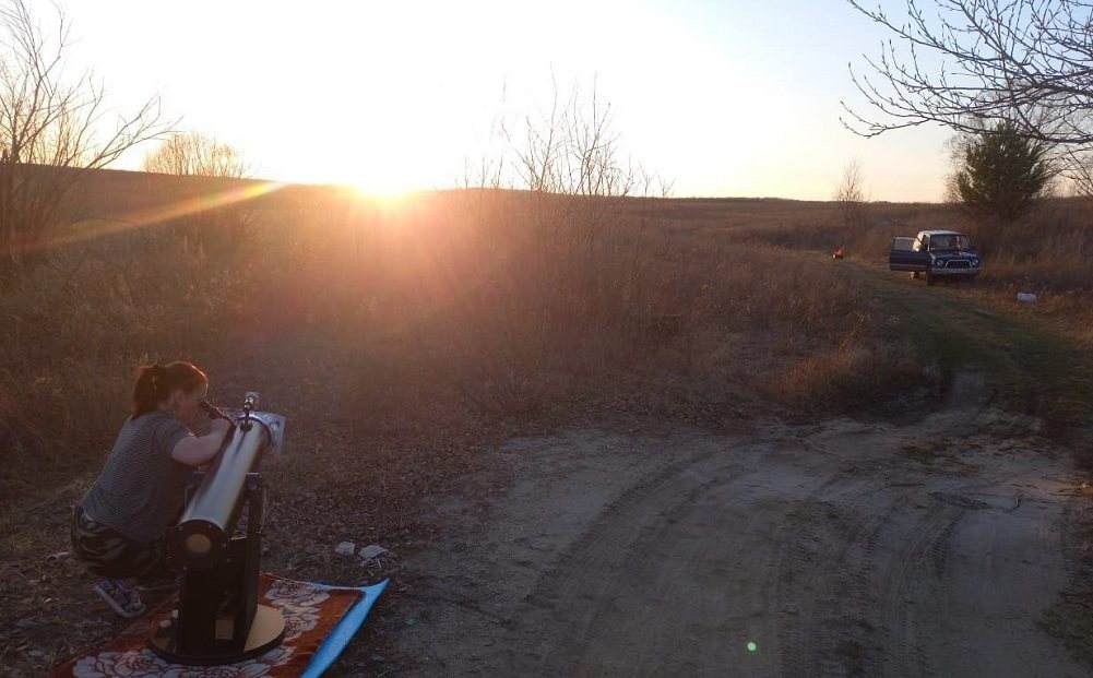 звездное небо, тротуарные наблюдения