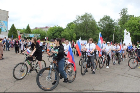 День России, Архара, велопробег