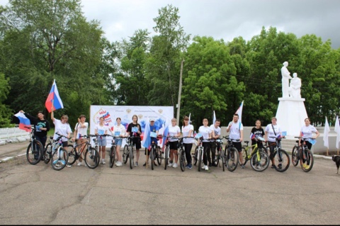 День России, Архара, велопробег