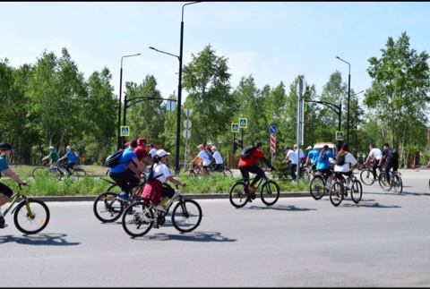 День России, велопробег, Тында