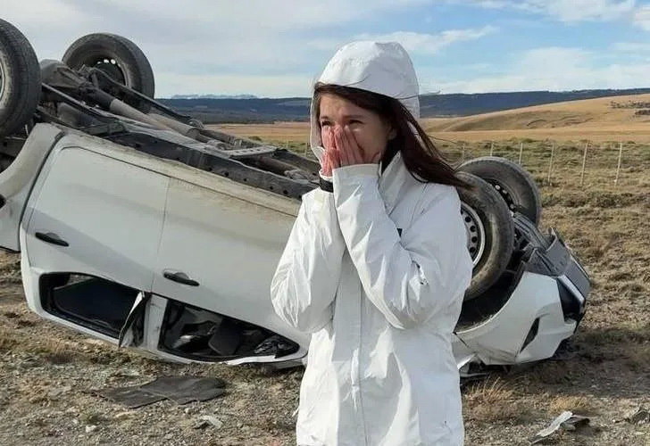 Актриса Наталья Бардо и её муж Марюс Вайсберг перевернулись на машине 