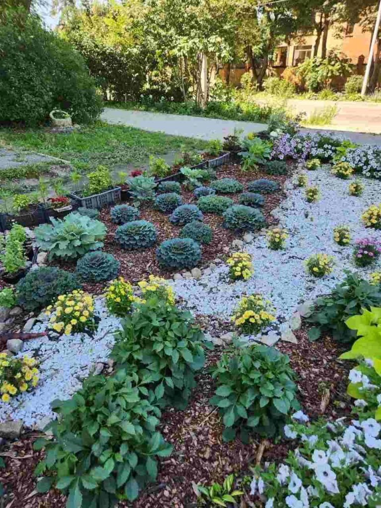 город в цвете