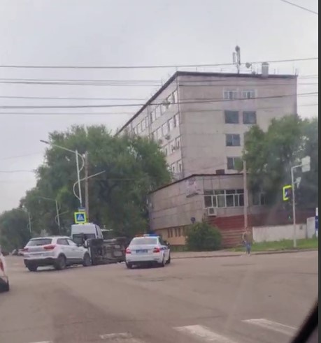 Фото: скриншот видео телеграм-чата "dpskontrol_28rus"