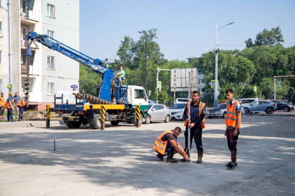 ремонт Театральной, Благовещенск