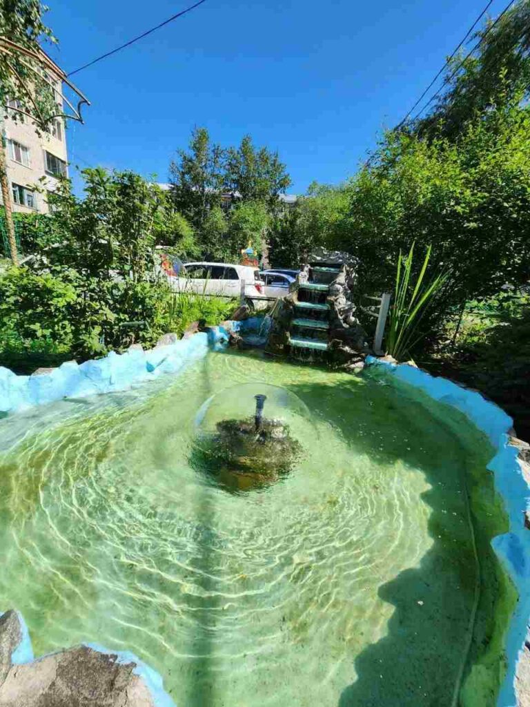 город в цвете