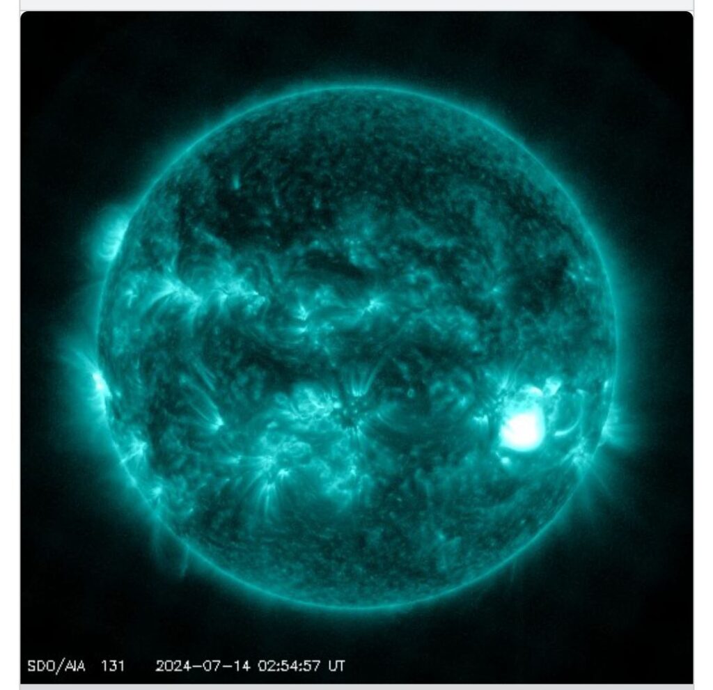 Вспышка на Солнце