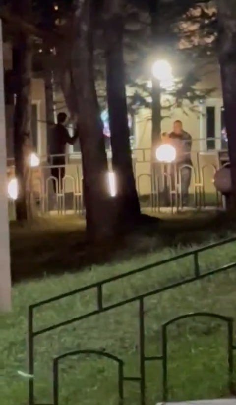 катана в руках