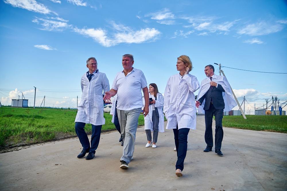 животноводческое предприятие АО «Луч», визит министра сельского хозяйства