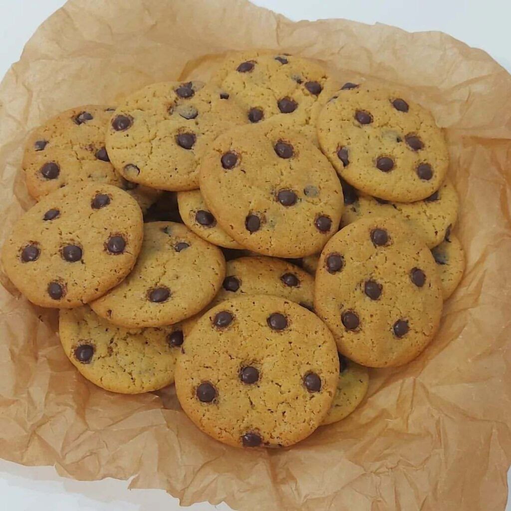 рецепт печенья с шоколадной крошкой, рецепт печенья с шоколадом, шоколадное печенье, рецепт печенья, вкусное печенье