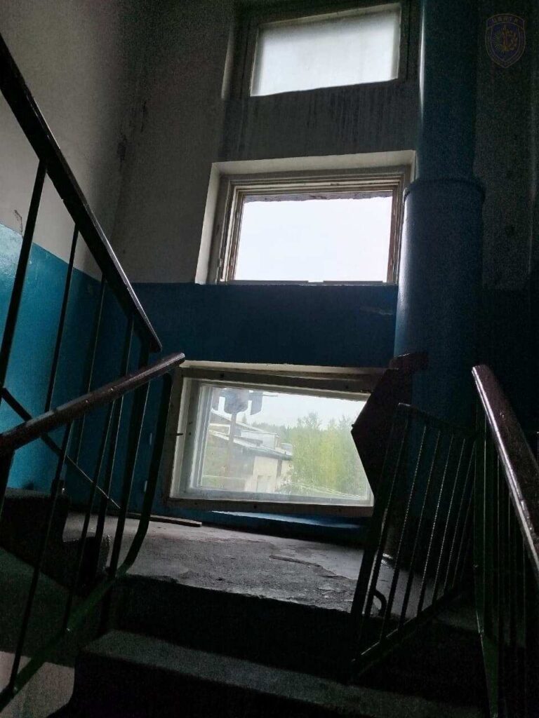 пожар в многоквартирном доме, подъезд, Ларба