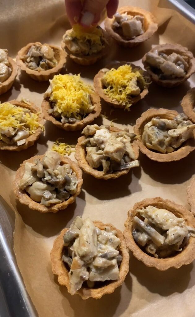 грибы, корзиночки, рецепты