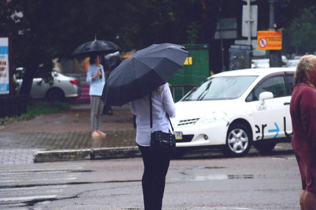 Дождь, зонт, Благовещенск