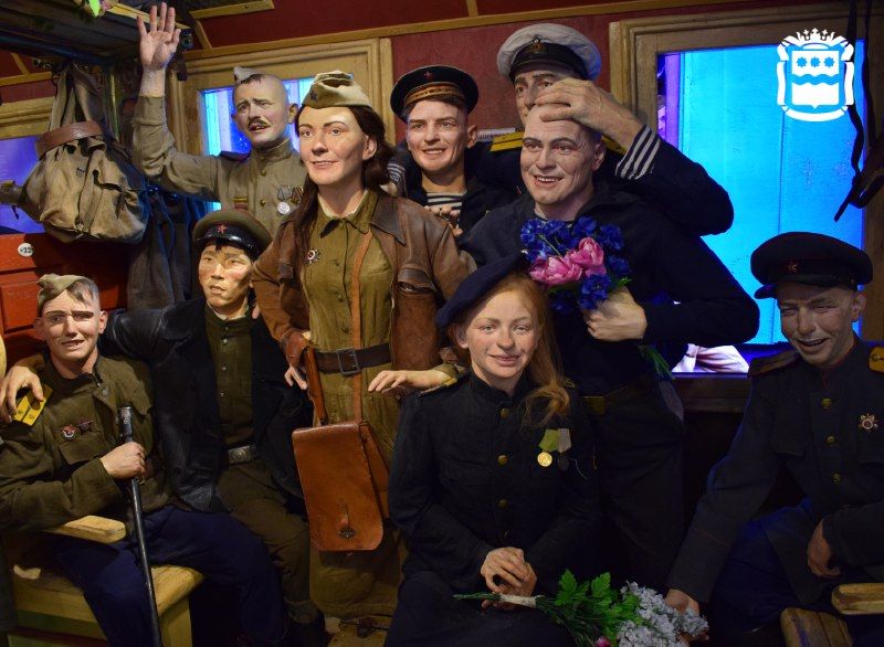 Сотни жителей Тынды посетили «Поезд Победы» в первый день стоянки