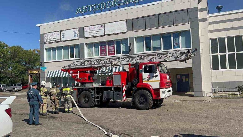 антитеррористические учения, Белогорск, автовокзал