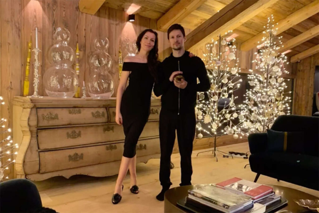 Павел Дуров и Ирина Болгар