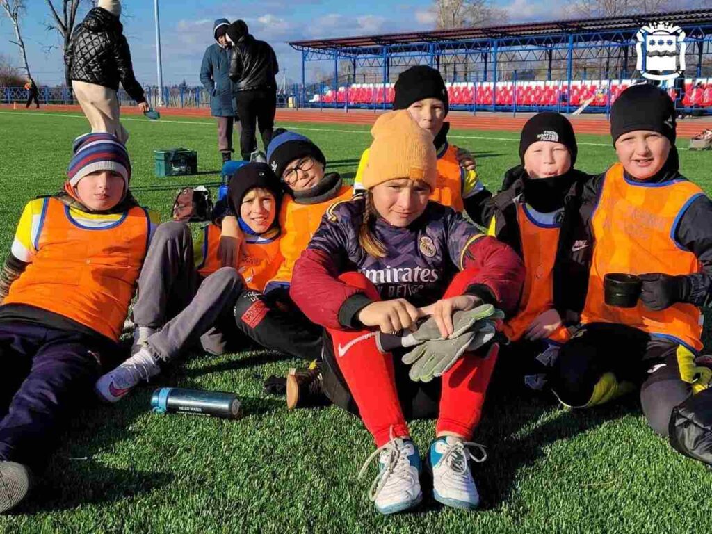 открытие спортивного стадиона, поселок Восточный