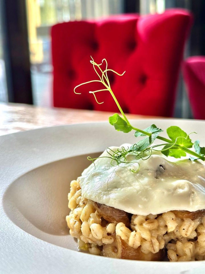 перловая каша с лесными грибами, рецепт, Александр Паташев