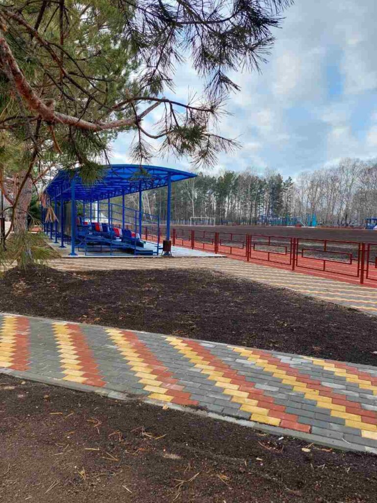 стадион «Урожай», ремонт, Тамбовка