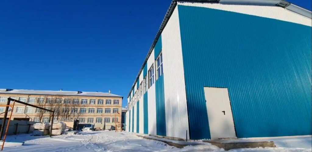 Модульный спортзал в Серышеве будет сдан уже через месяц