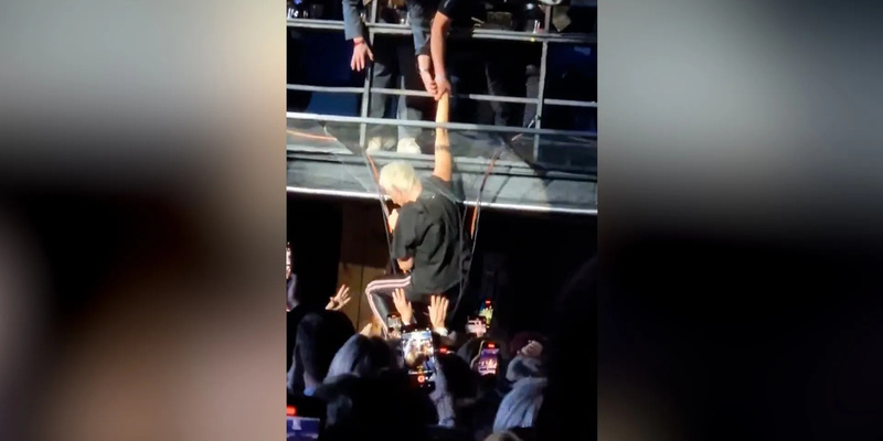 Диана Арбенина упала с балкона во время концерта в Петербурге