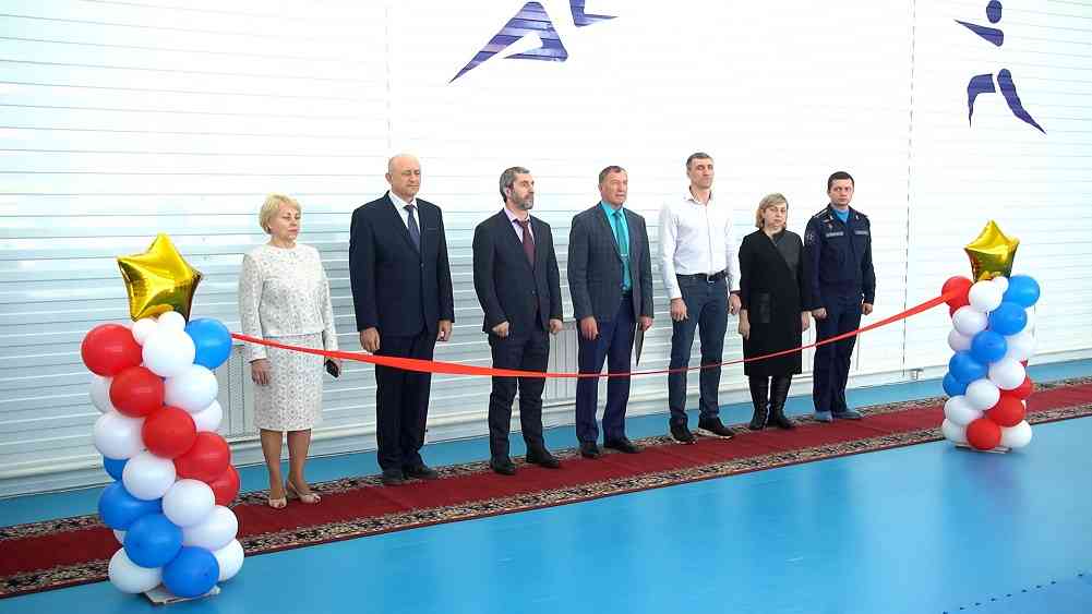 открытие спортзала в школе пгт Серышево