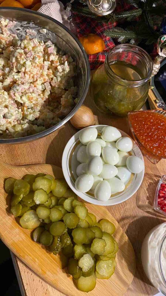 оливье, рецепт, фудблогер Наталья Нижник