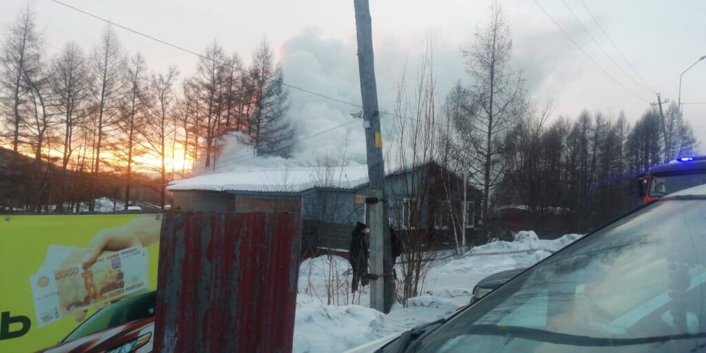 Пожар в Тынде