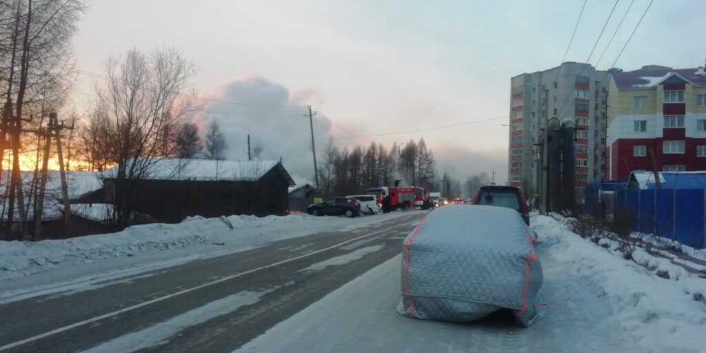Пожар в Тынде