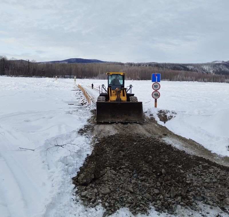 В Приамурье начала работу вторая ледовая переправа