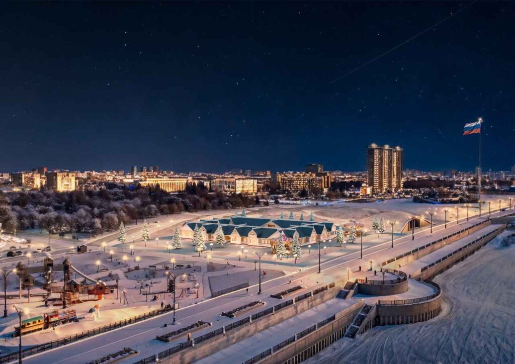 Василий Орлов показал, как будет выглядеть русская ярмарка в центре Благовещенска