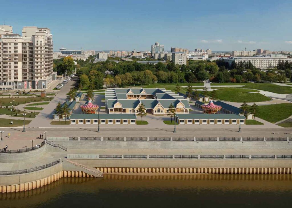 Василий Орлов показал, как будет выглядеть русская ярмарка в центре Благовещенска