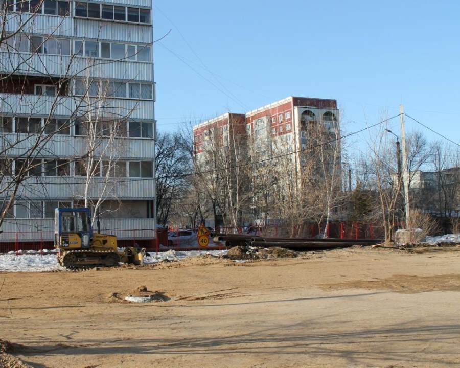 В микрорайоне Благовещенска завершили ремонт канализационного коллектора