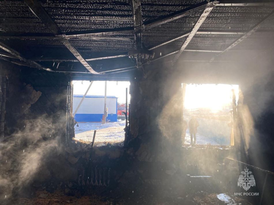 В Приамурье при пожаре погиб пожилой мужчина