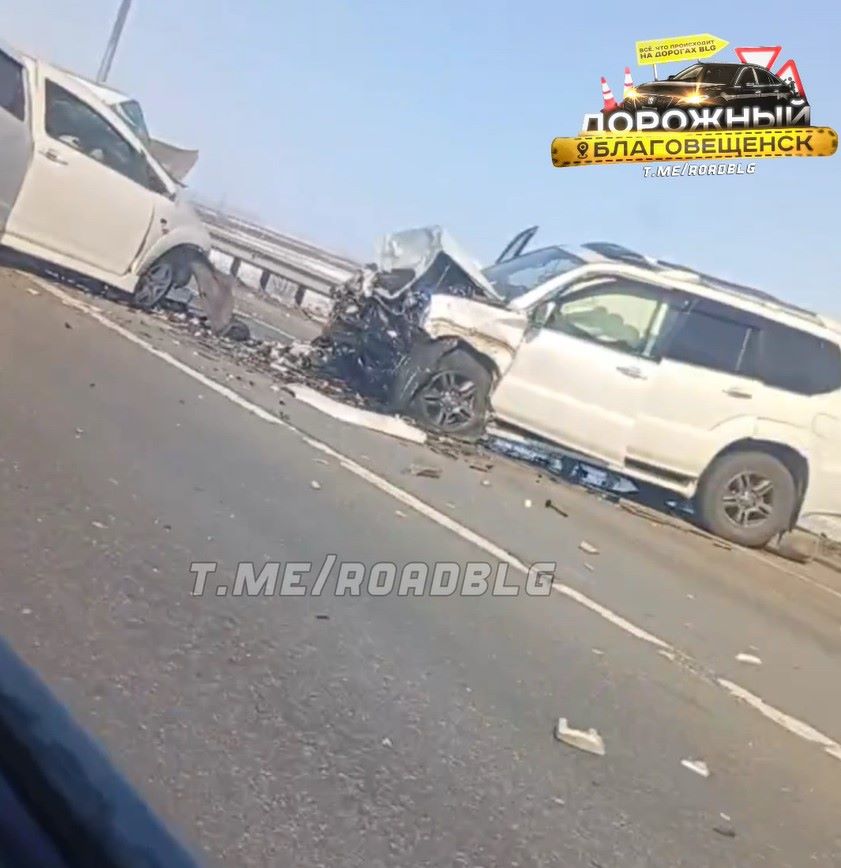 Соцсети: в Благовещенске в лобовом ДТП погибли люди