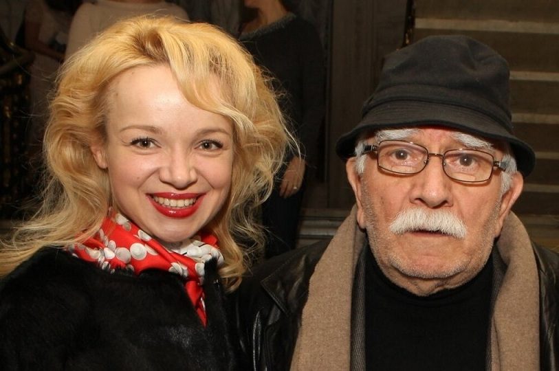 Армен Джигарханян и Виталина Цымбалюк-Романовская 