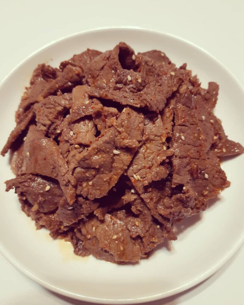 мясные рецепты, блюда из говядины, рецепт пульгоги, пулькоги, бефстроганов рецепт, вителло тоннато рецепт, вкусный рецепт мяса