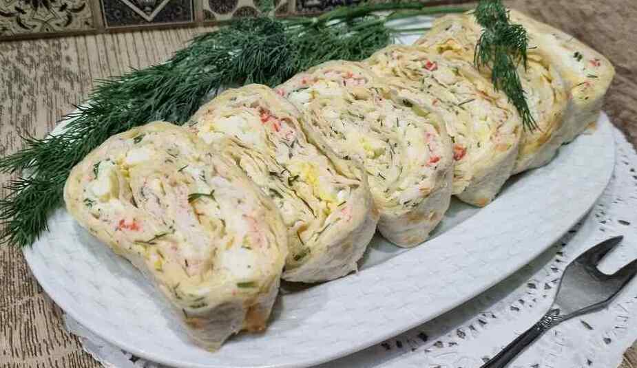 закуски на природу, рецепт закусок, рецепт маффинов, рулет с начинкой