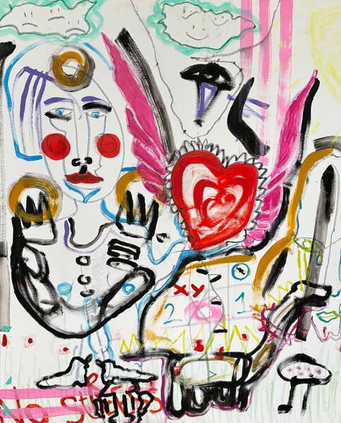 Картину рэпера Паши Техника продали на аукционе за 10 миллионов рублей