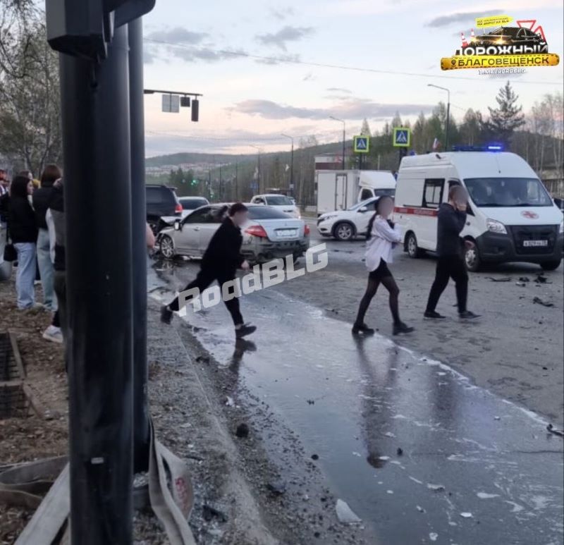 Фото: телеграм-канал «Дорожный Благовещенск»