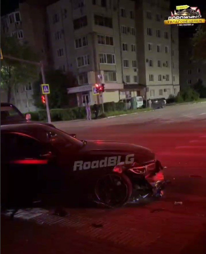 В Благовещенском «бермудском треугольнике» произошло очередное ДТП