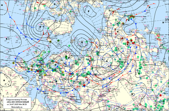 карта погоды